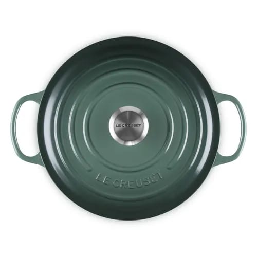 [READY STOCK MY] LE CREUSET SIGNATURE ROUND CASSEROLE 4.5 QT IN OCEAN
