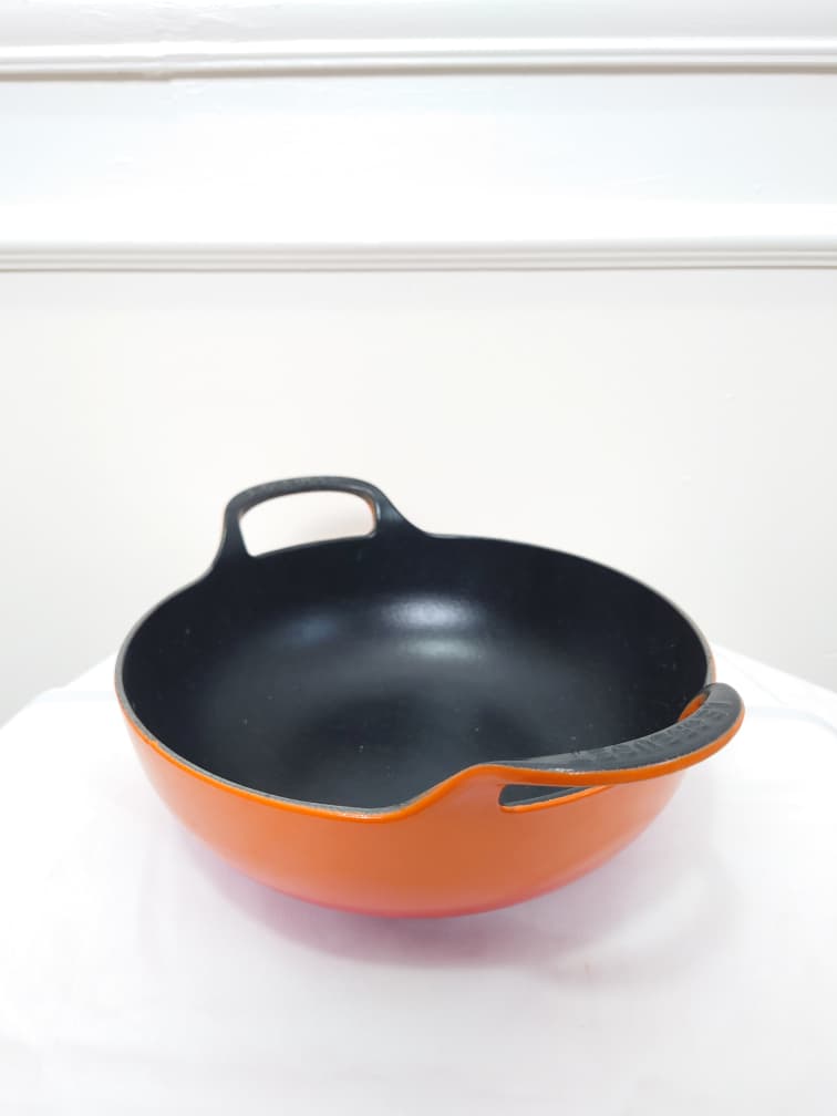 [READY STOCK MY] LE CREUSET CAST IRON BALTI DISH IN VOLCANIQUE FLAME