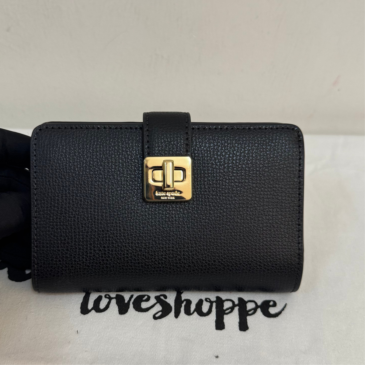 [AUCTION]Kate Spade Phoebe Medium Wallet in Black (KF534)-2