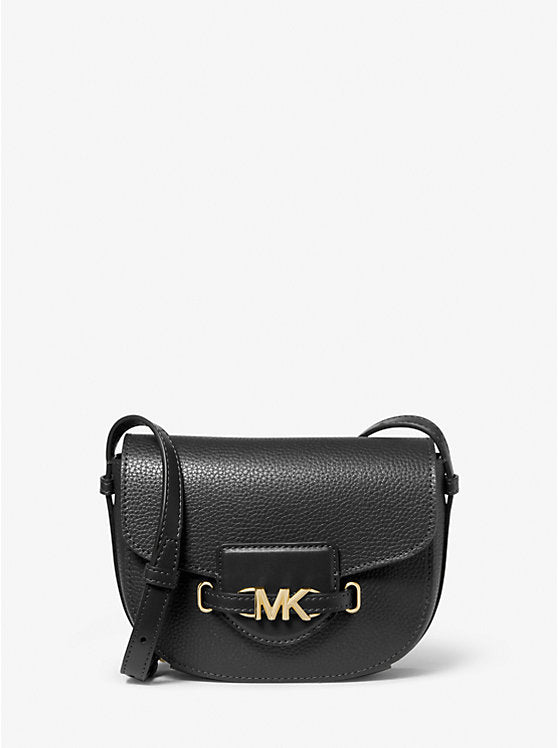 MK Reed Small Saddle Crossbody in Black (35F3G6RC1T)