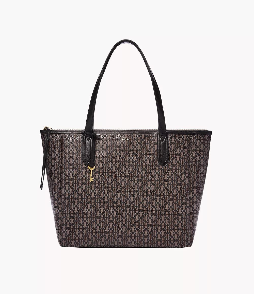Fossil Sydney Tote in Black/Brown (SHB2816015)