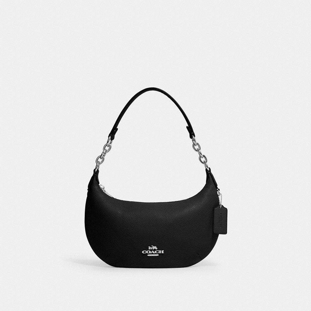 [INCOMING ETA END MARCH 2024] Coach Leather Payton Hobo in Black (CE619)
