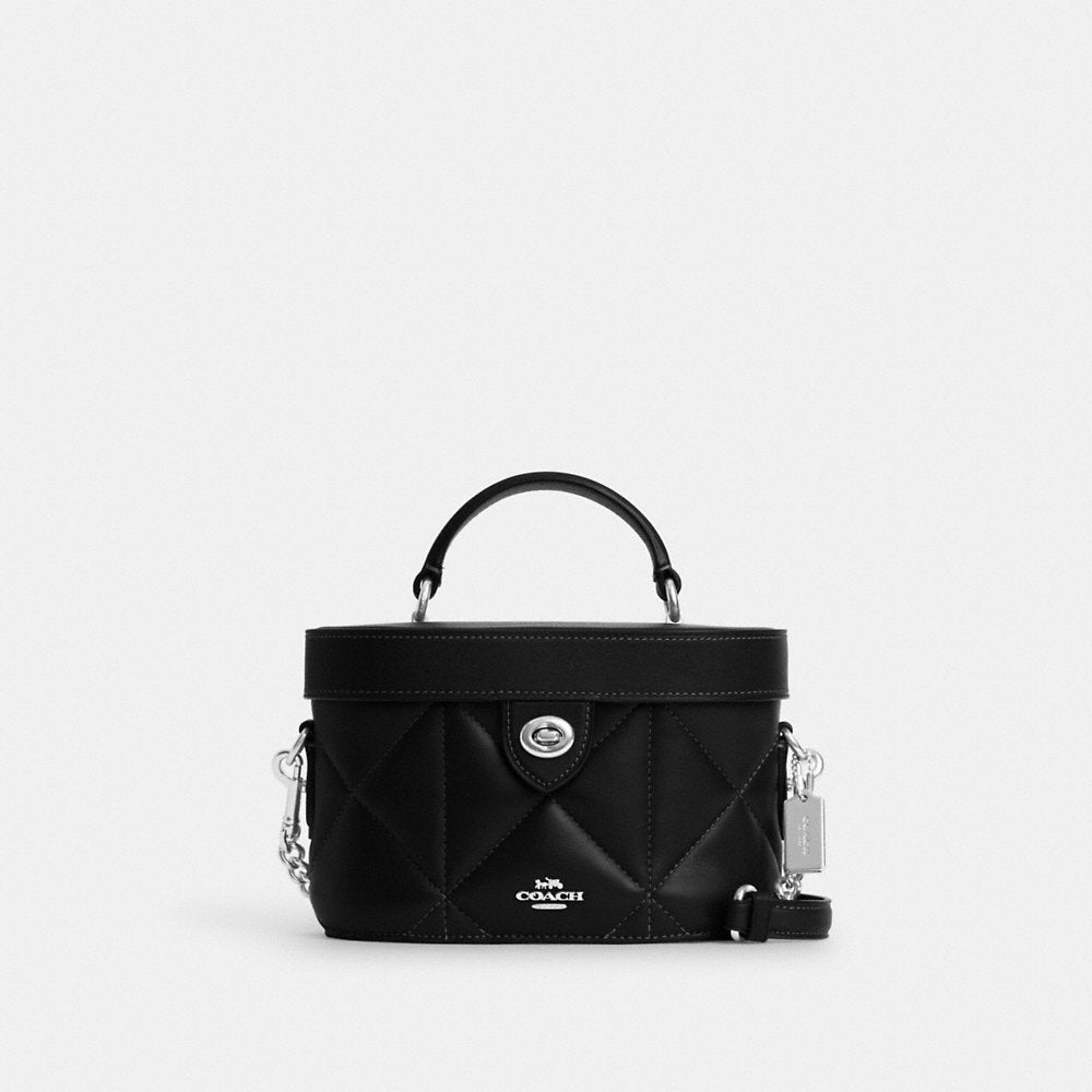 Coach Kay Crossbody With Puffy Diamond Quilting in Black (CM733)