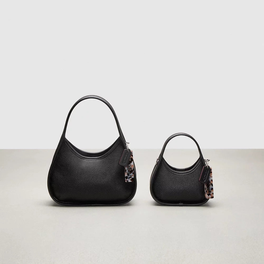 [INCOMING ETA END MARCH 2024] Coach Mini Ergo Bag With Crossbody Strap In Coachtopia Leather in Black (CO662)