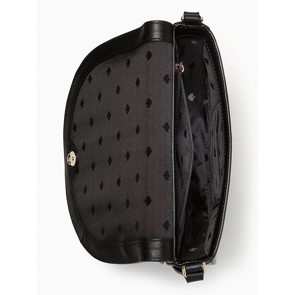 [INCOMING ETA 30 DAYS] Kate Spade Luna Crescent Crossbody in Black (K8146)