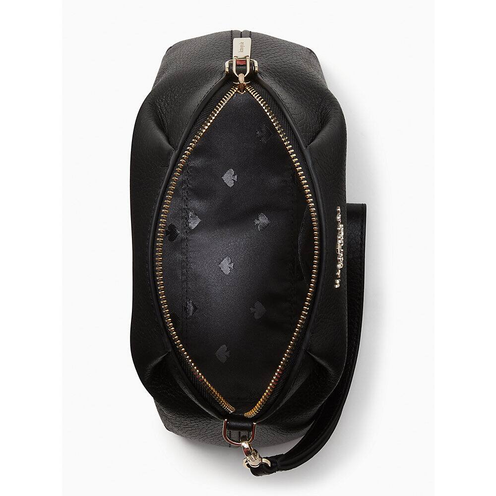 [INCOMING ETA END MARCH 2024] Kate Spade Dumpling Pebbled Leather Convertible Crossbody in Black (KA576)