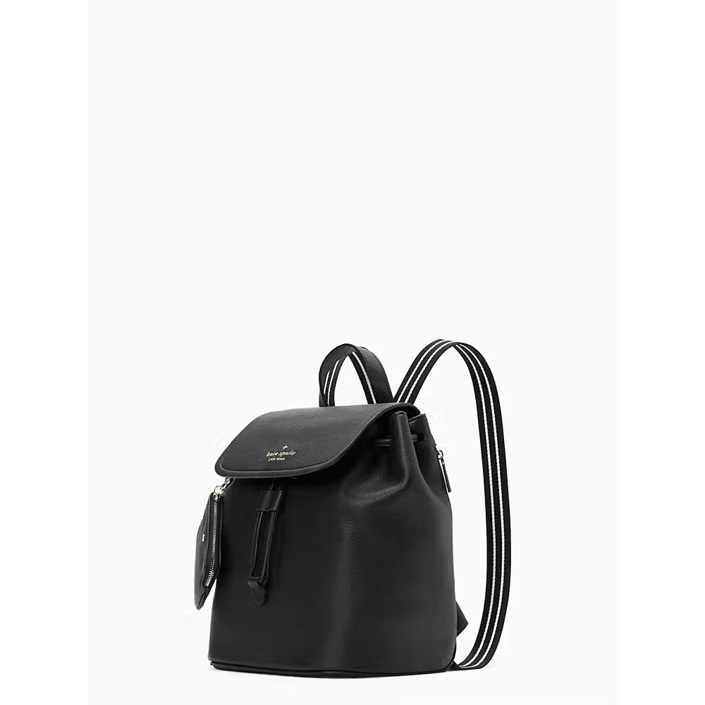 Kate Spade Rosie Medium Flap Backpack in Black (KB714)