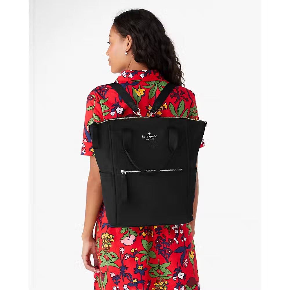 Kate Spade Chelsea Convertible Backpack in Black (KC520)