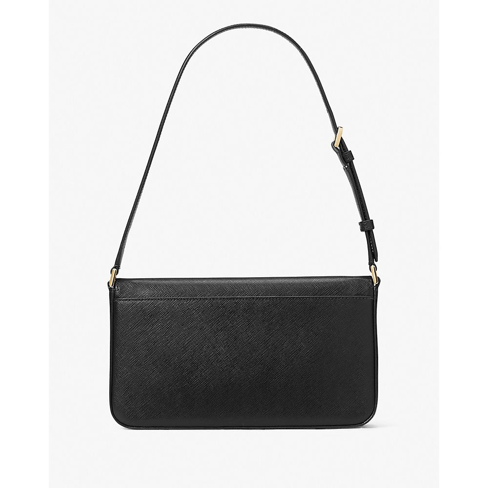 KS Staci Flap Shoulder Bag in Black (KF371)