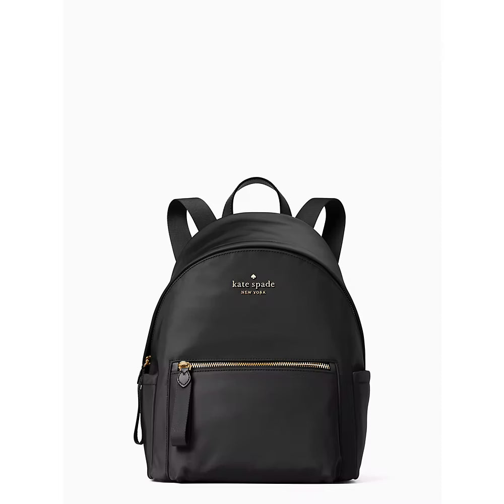 Kate Spade Chelsea Nylon Medium Backpack in Black (WKR00556)