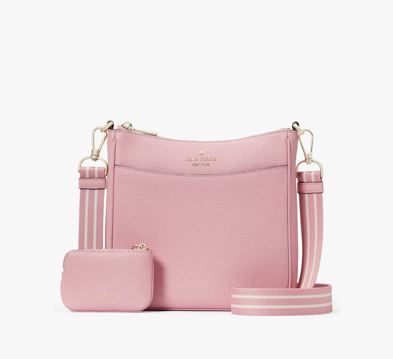 Kate Spade Rosie North South Swingpack Crossbody in Bright Carnation (KF087)