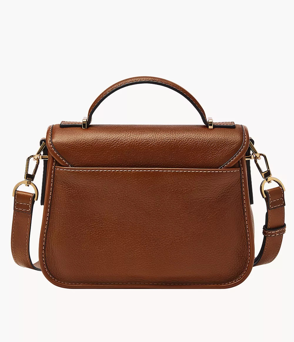 Fossil Heritage Top Handle Crossbody in Brown (ZB1785G200)