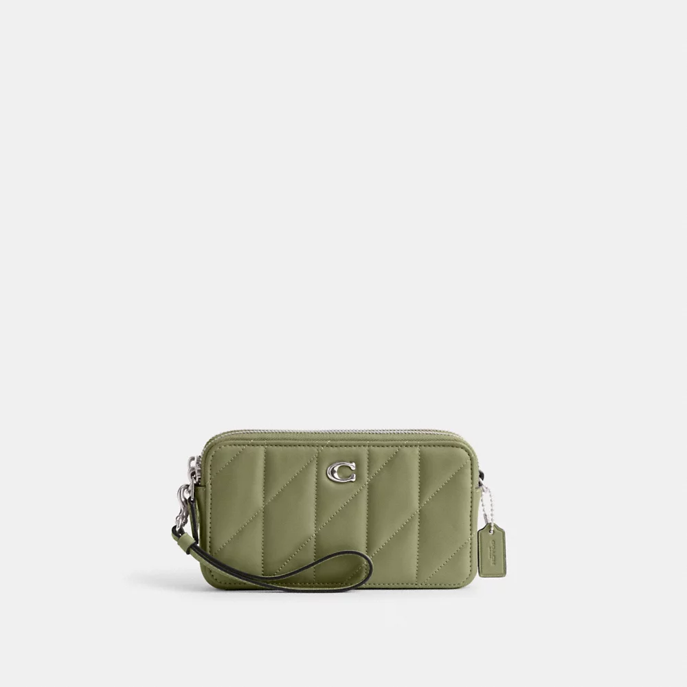 COACH Kira Crossbody Bag With Pillow Quilting in Moss (CM531)