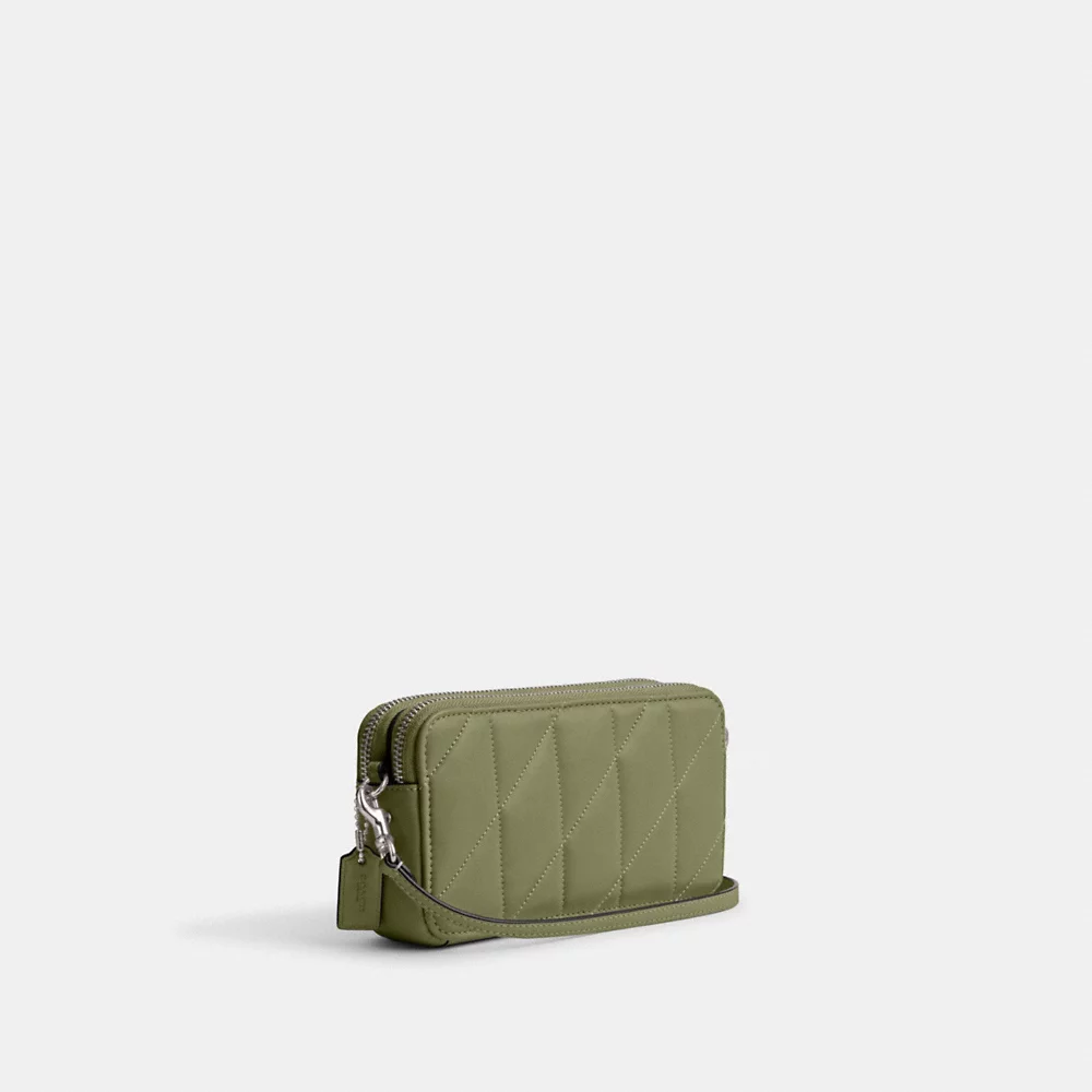 COACH Kira Crossbody Bag With Pillow Quilting in Moss (CM531)