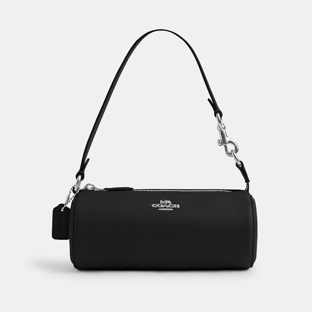 COACH Nolita Barrel Bag In Black (SHW) (CR830)