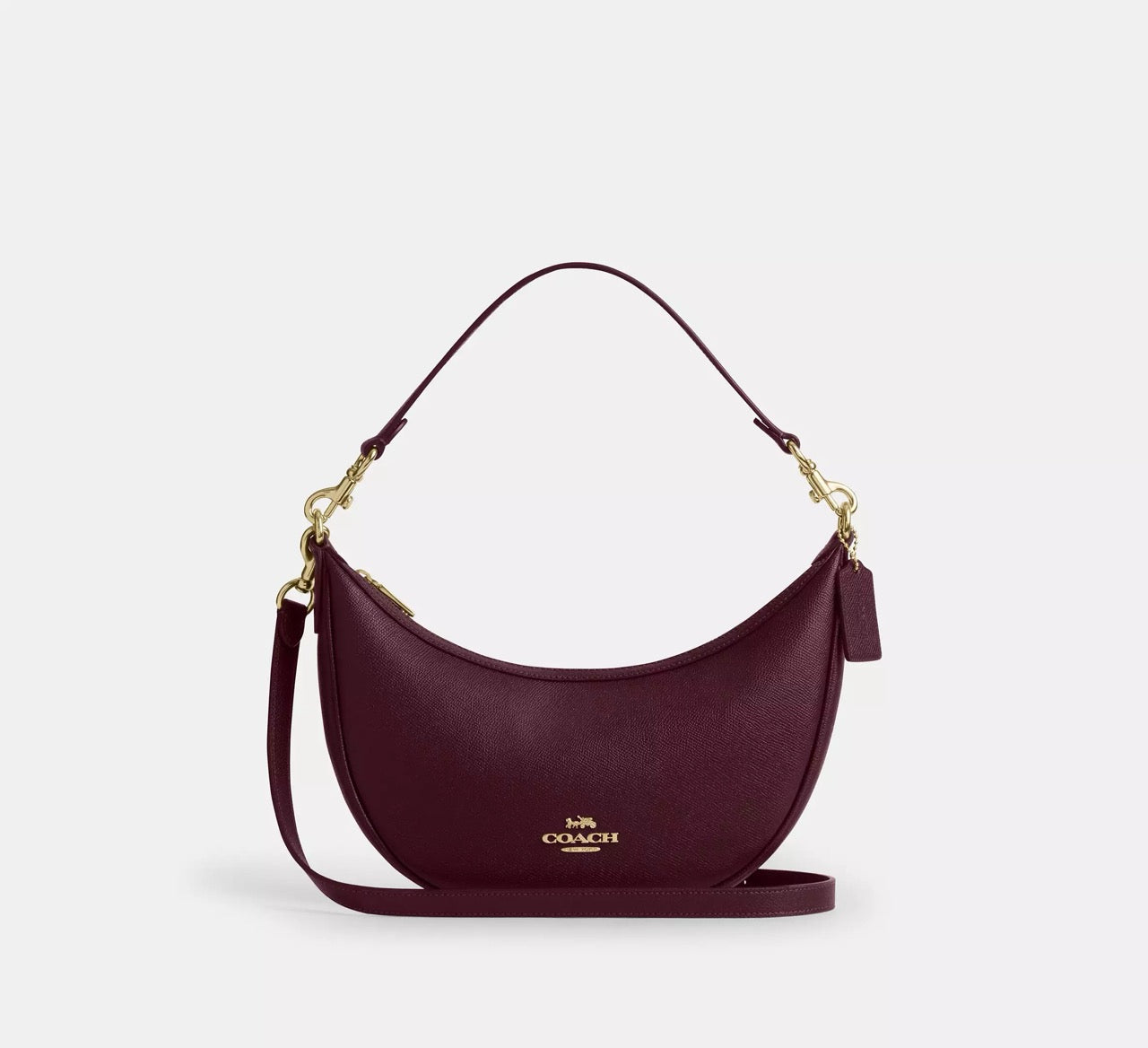 [INCOMING ETA 30 DAYS] COACH Aria Shoulder Bag in Dark Wine (CCL28)