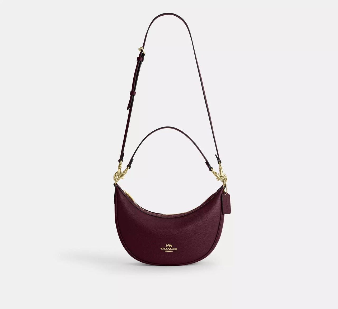 [INCOMING ETA 30 DAYS] COACH Aria Shoulder Bag in Dark Wine (CCL28)