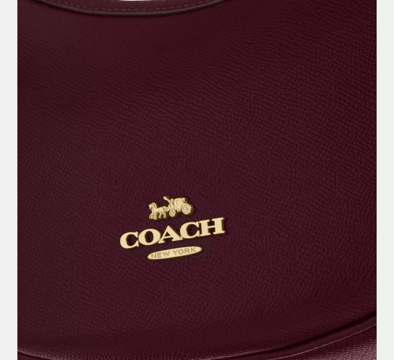 [INCOMING ETA 30 DAYS] COACH Aria Shoulder Bag in Dark Wine (CCL28)