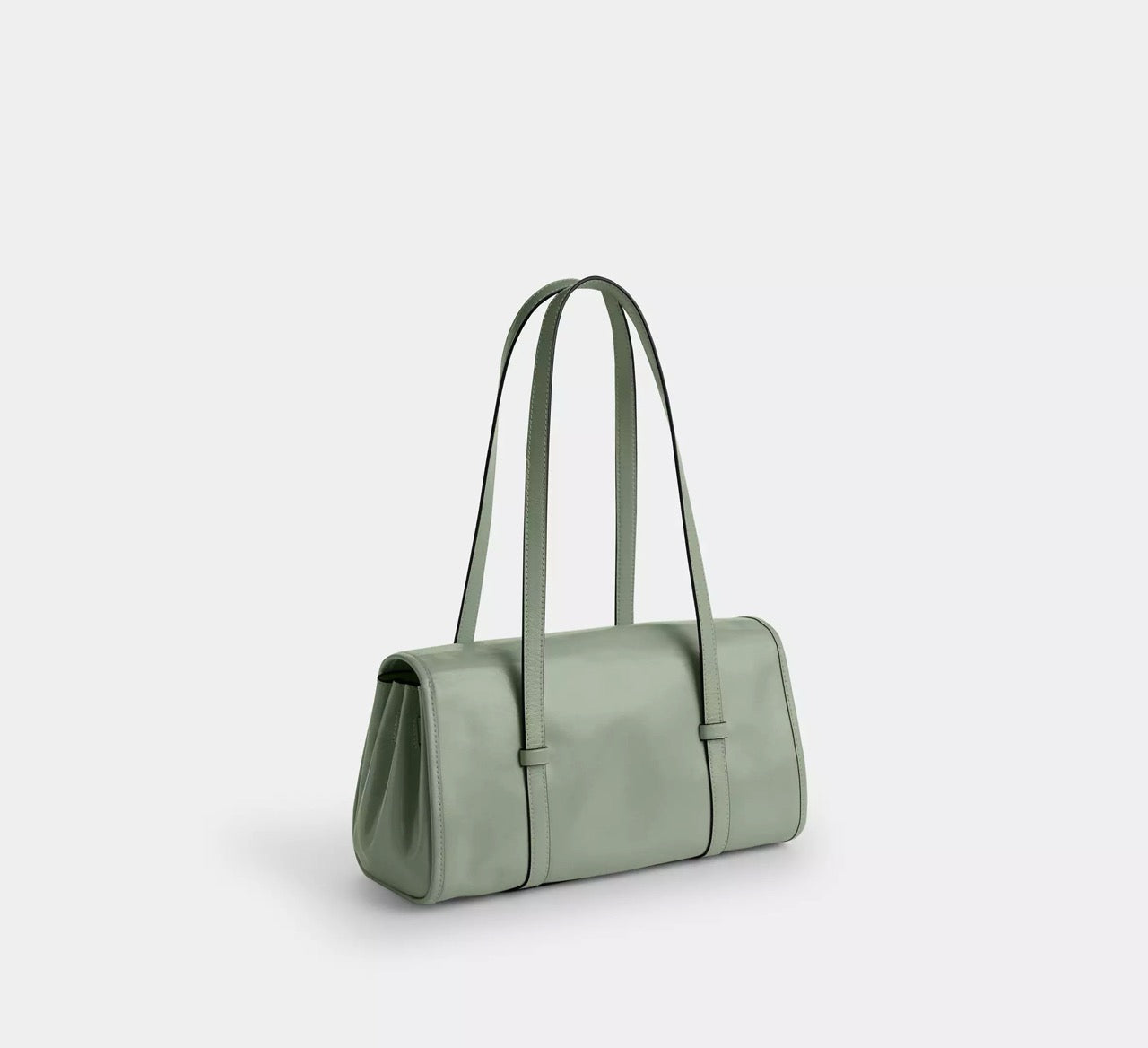 [READY STOCK MY] COACH Bridget Flap Shoulder Bag With Bows in Light Pistachio (CDY94)