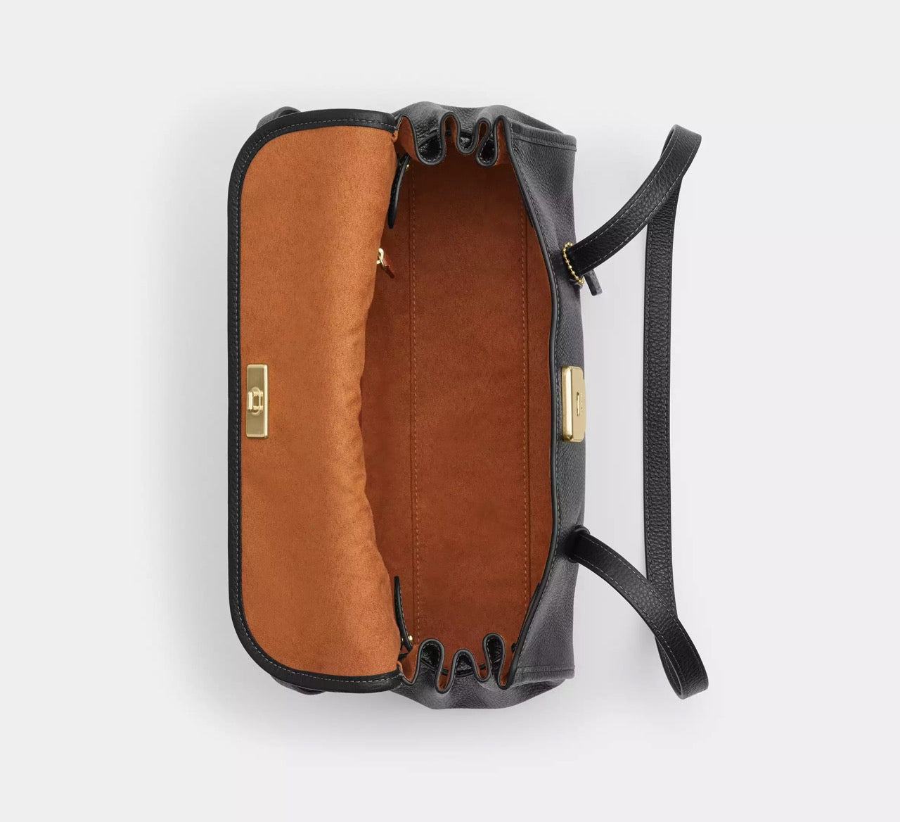 [INCOMING ETA 30 DAYS] COACH Bridget Flap Shoulder Bag in Black (CDB04)