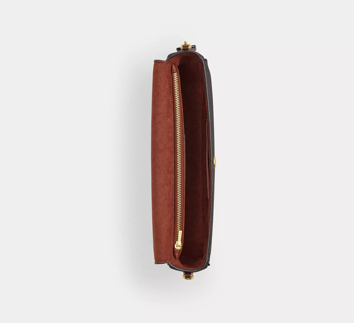 [WEB EXCLUSIVE][INCOMING ETA 30 DAYS] COACH Brook Flap Chain Bag In Signature Canvas in Maple (CAN91)
