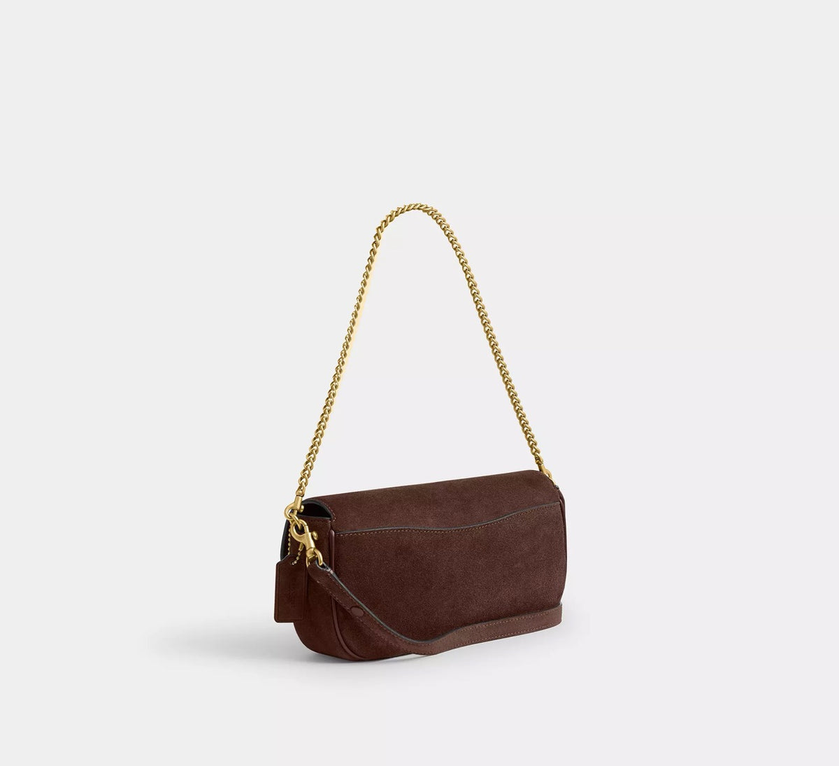 [WEB EXCLUSIVE][INCOMING ETA 30 DAYS] COACH Brook Flap Chain Bag in Dark Chocolate (CCD07)