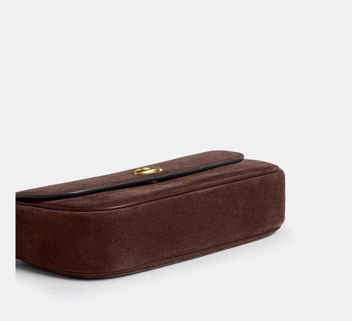 [WEB EXCLUSIVE][INCOMING ETA 30 DAYS] COACH Brook Flap Chain Bag in Dark Chocolate (CCD07)