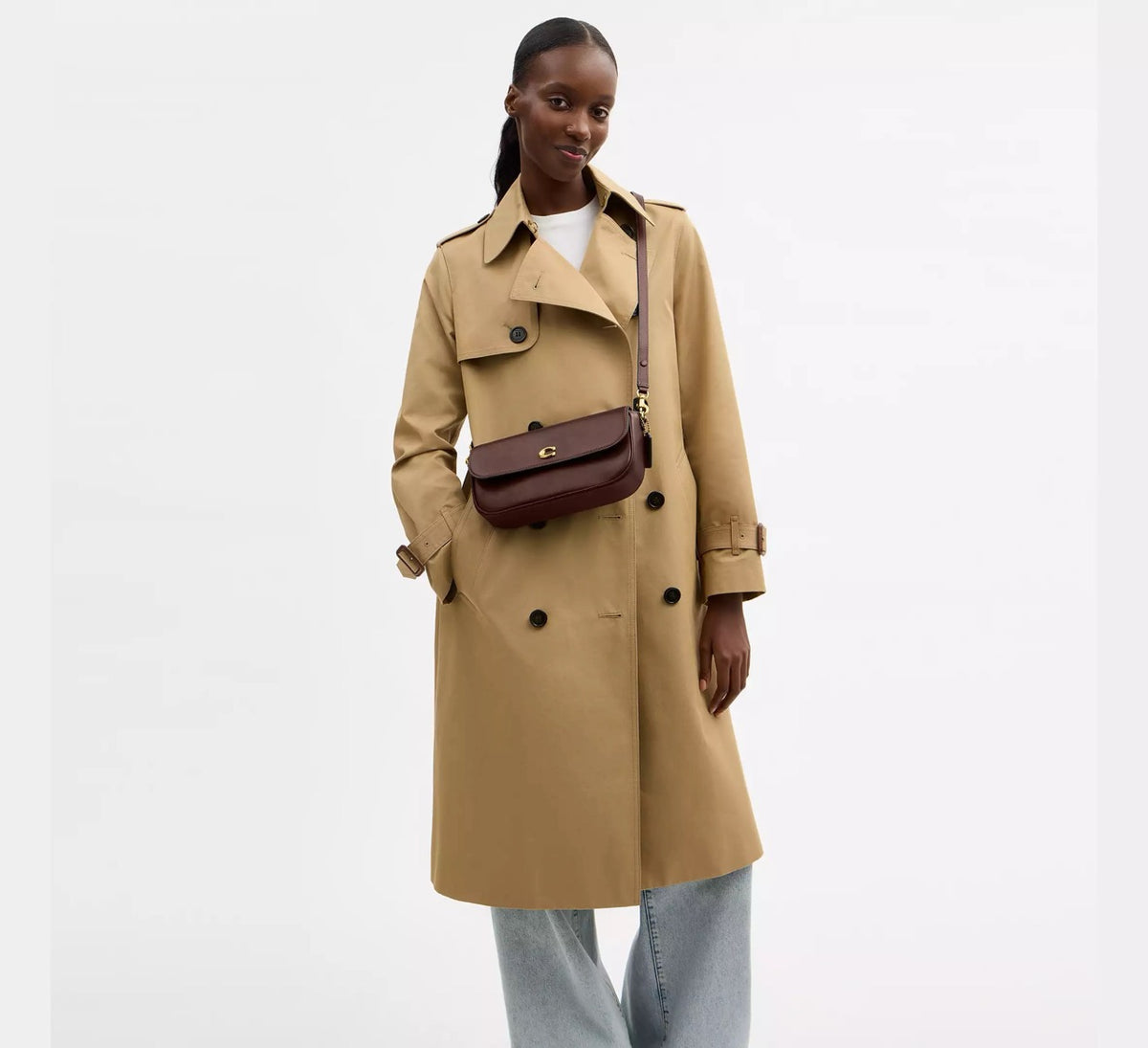 [WEB EXCLUSIVE][INCOMING ETA 30 DAYS] COACH Brook Flap Chain Bag in Maple (CAN90)