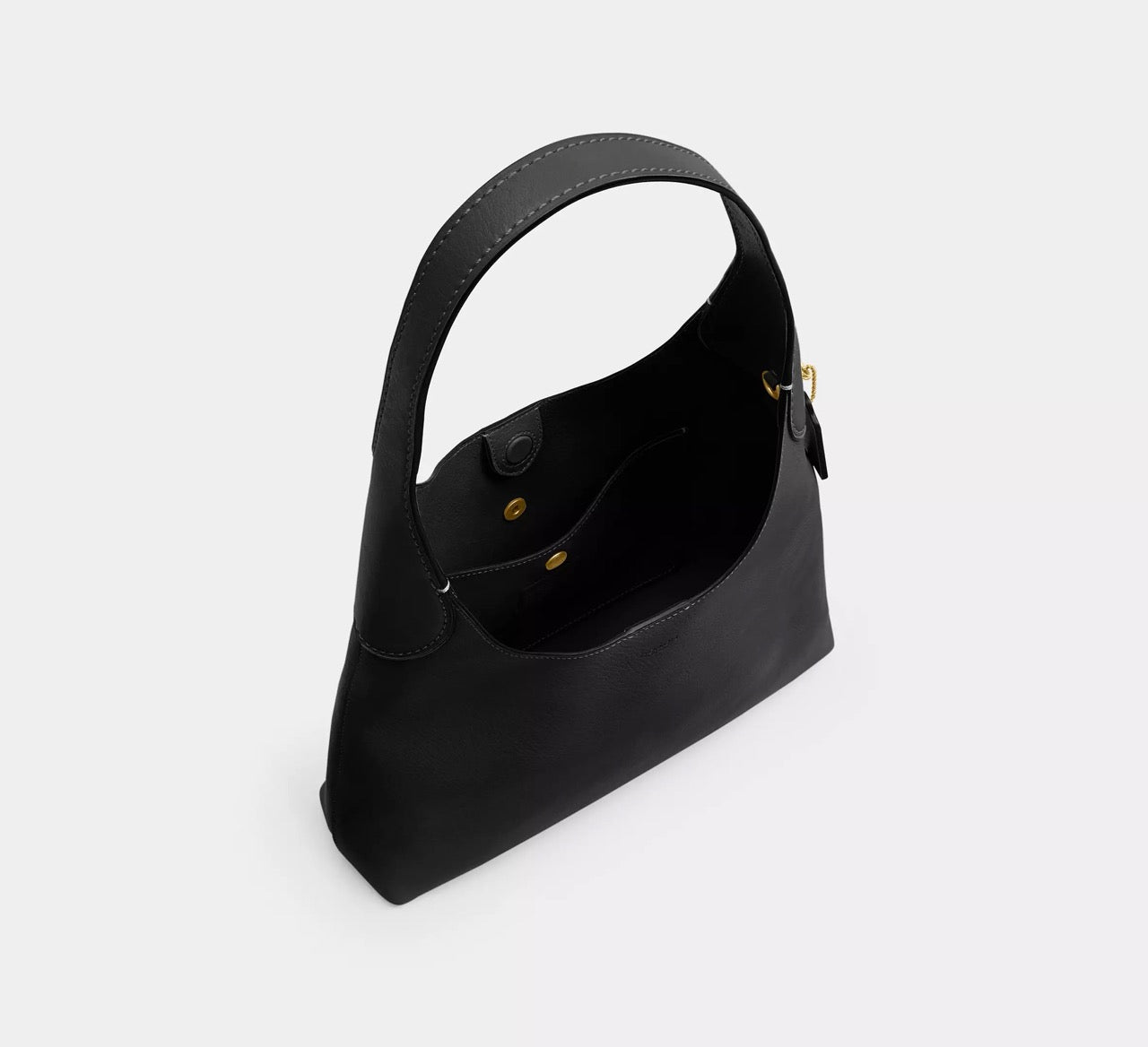 [READY STOCK MY] COACH Brooklyn Shoulder Bag 28 in Black (CU068)