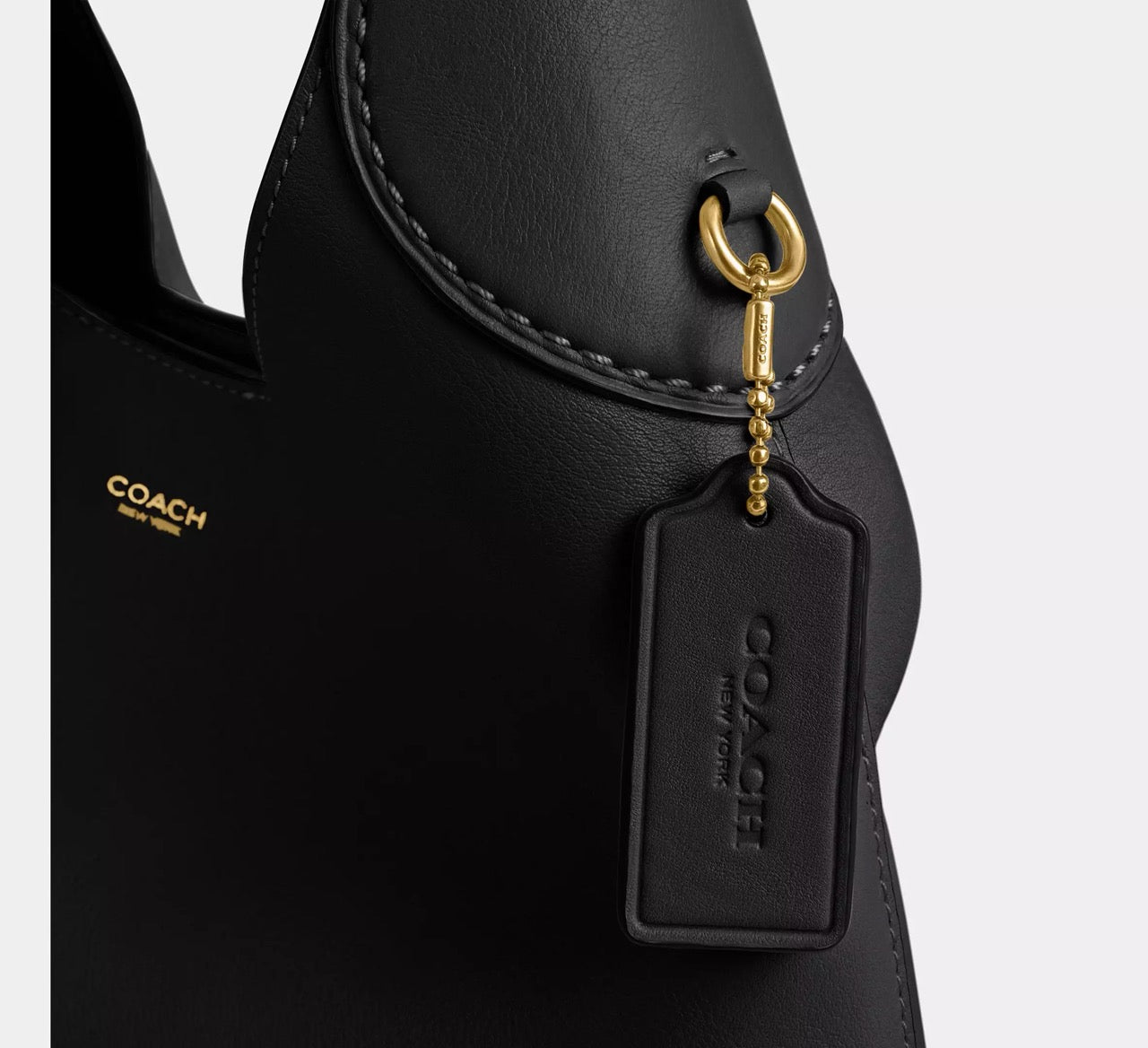 [READY STOCK MY] COACH Brooklyn Shoulder Bag 28 in Black (CU068)