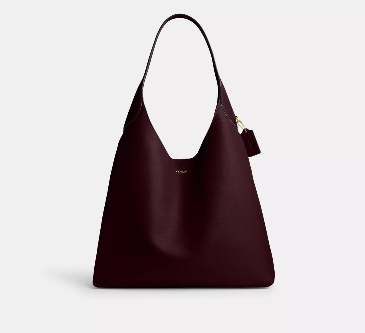 [INCOMING ETA 30 DAYS] COACH Brooklyn Shoulder Bag 39 in Brass/Merlot (CU044)