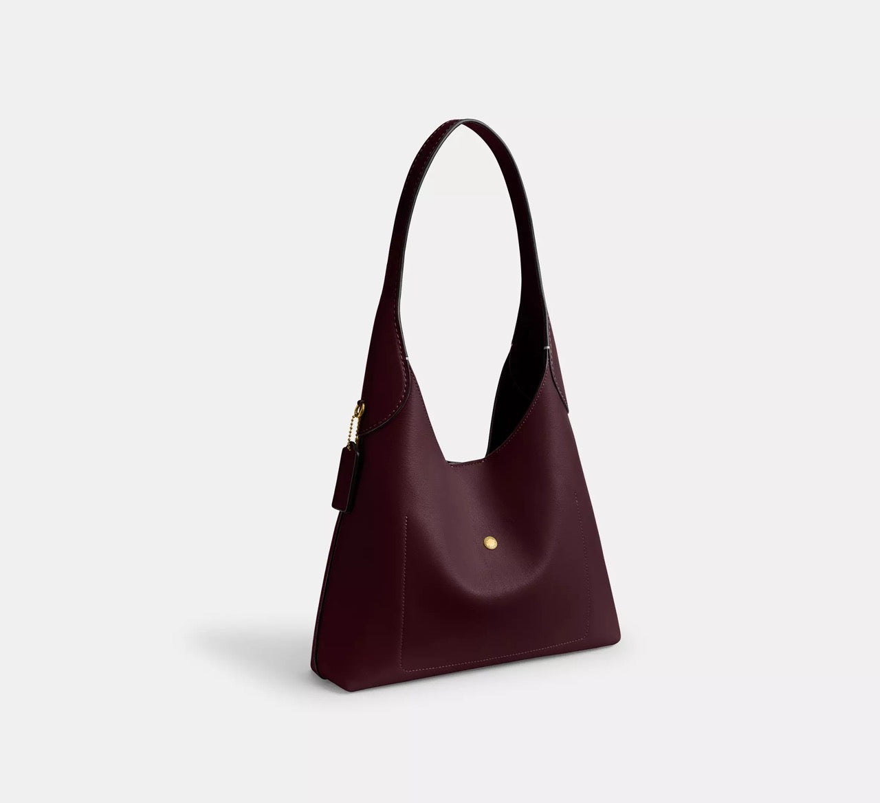 [INCOMING ETA 30 DAYS] COACH Brooklyn Shoulder Bag 39 in Brass/Merlot (CU044)