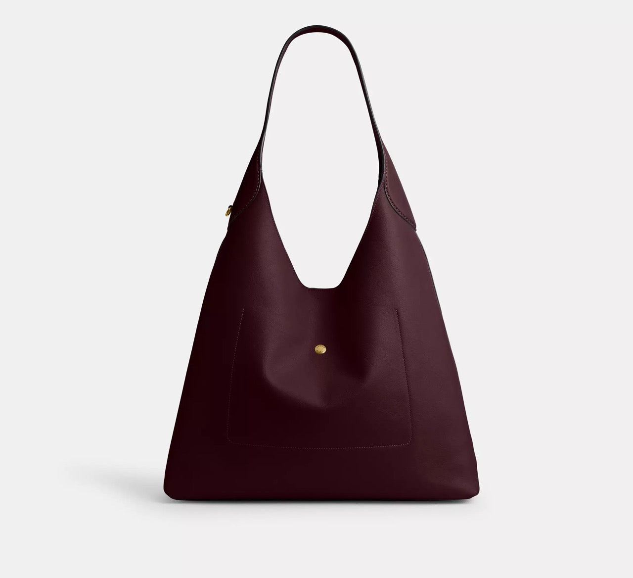 [INCOMING ETA 30 DAYS] COACH Brooklyn Shoulder Bag 39 in Brass/Merlot (CU044)