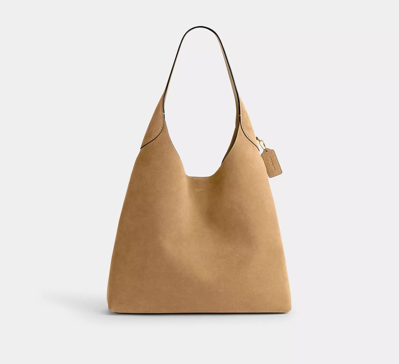 [READY STOCK MY] COACH Brooklyn Shoulder Bag 39 in Sand (CW636)
