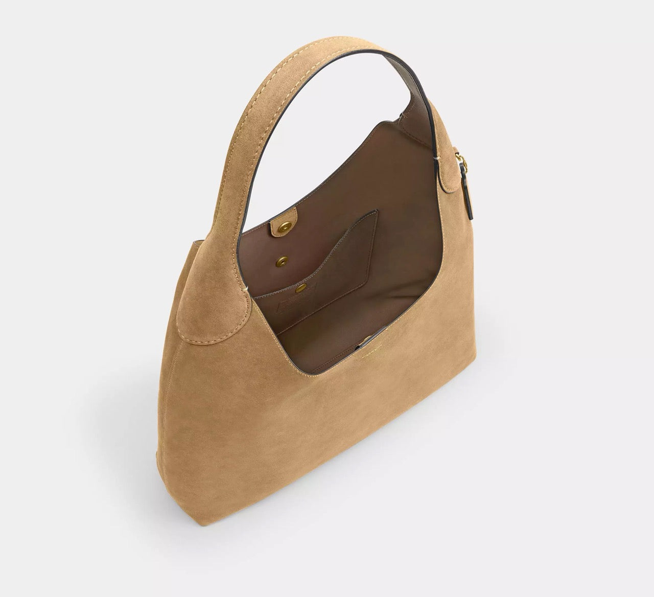 [READY STOCK MY] COACH Brooklyn Shoulder Bag 39 in Sand (CW636)