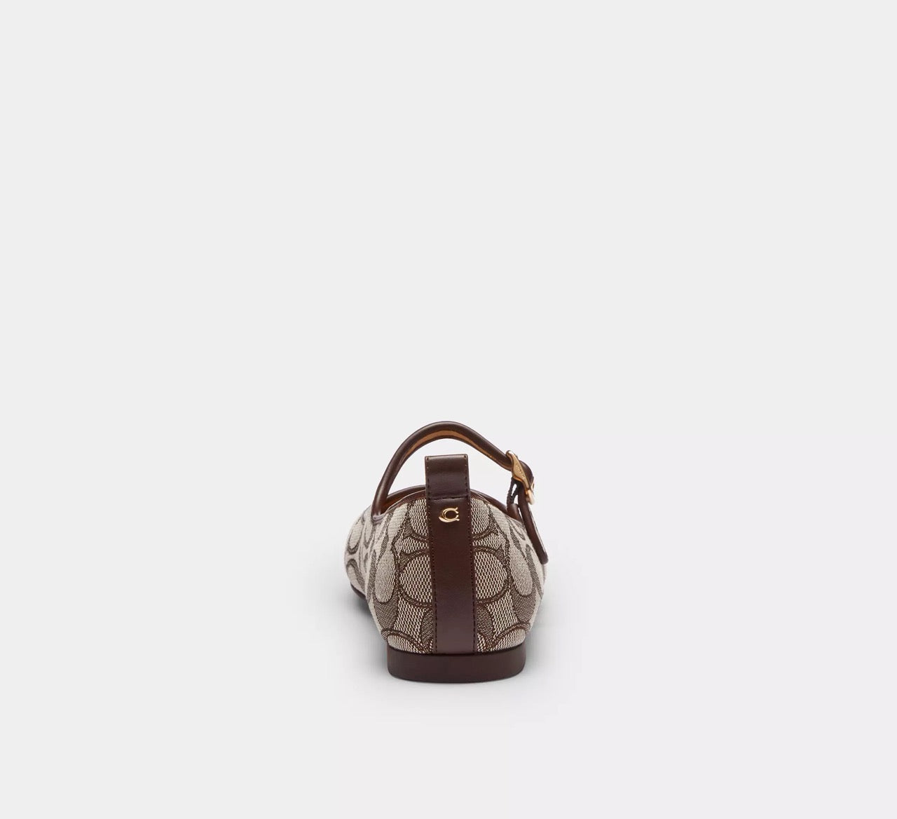 [INCOMING ETA 30 DAYS] COACH C Rivet Mary Jane In Signature Jacquard in Oak/Maple (FK)(CCO00)