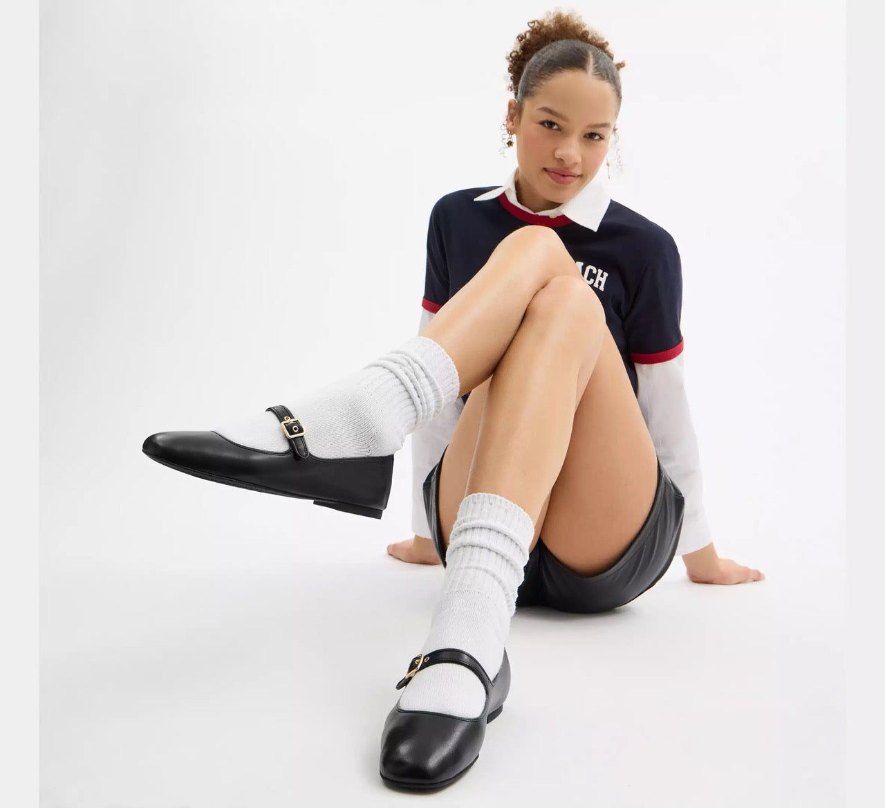 [INCOMING ETA 30 DAYS] COACH C Rivet Mary Jane in Black (FK)(CCN99)