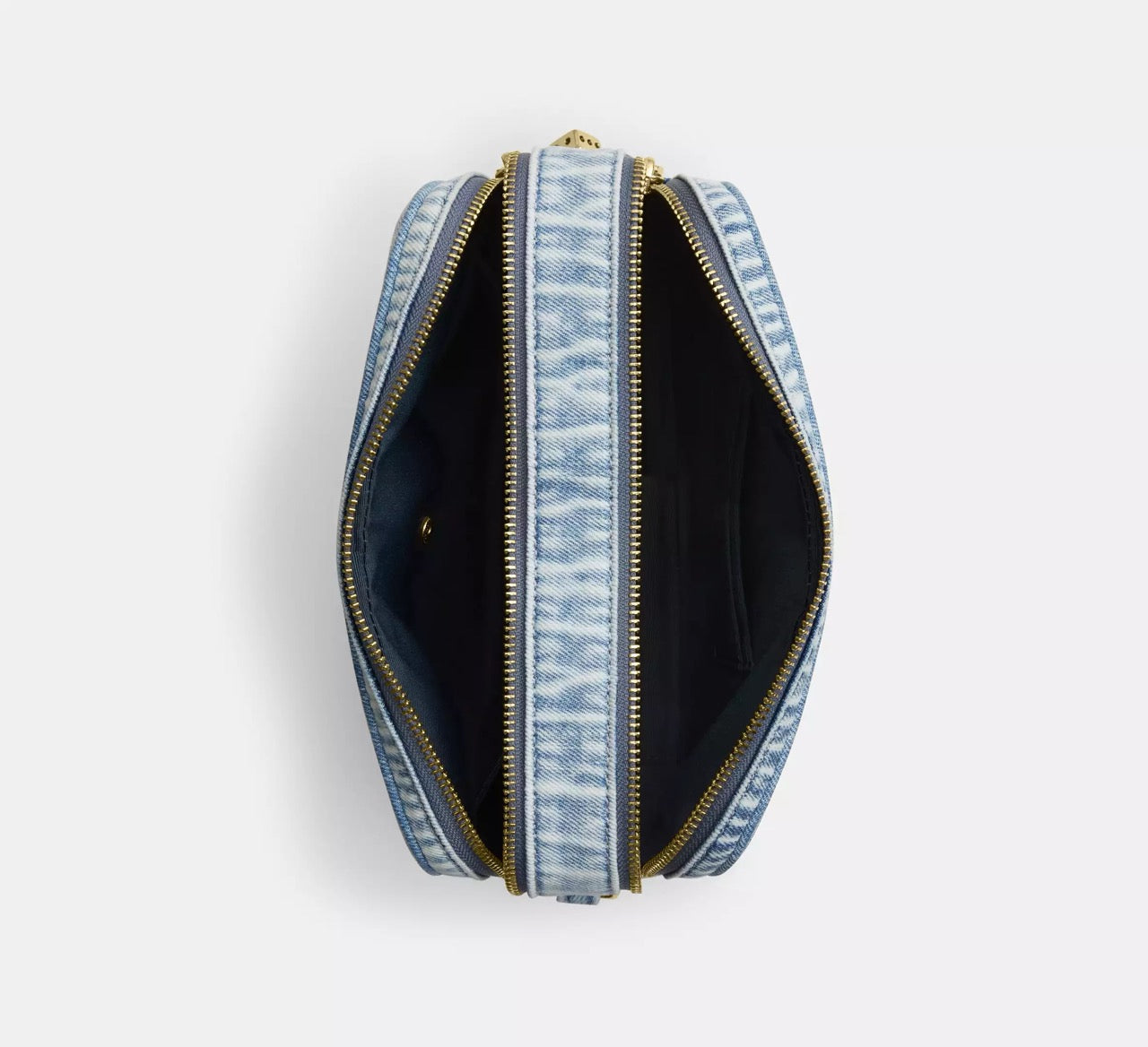 [INCOMING ETA CUBA RAYA] COACH Carey Crossbody Bag In Loved Denim With Charms in Light Indigo (CEK67)