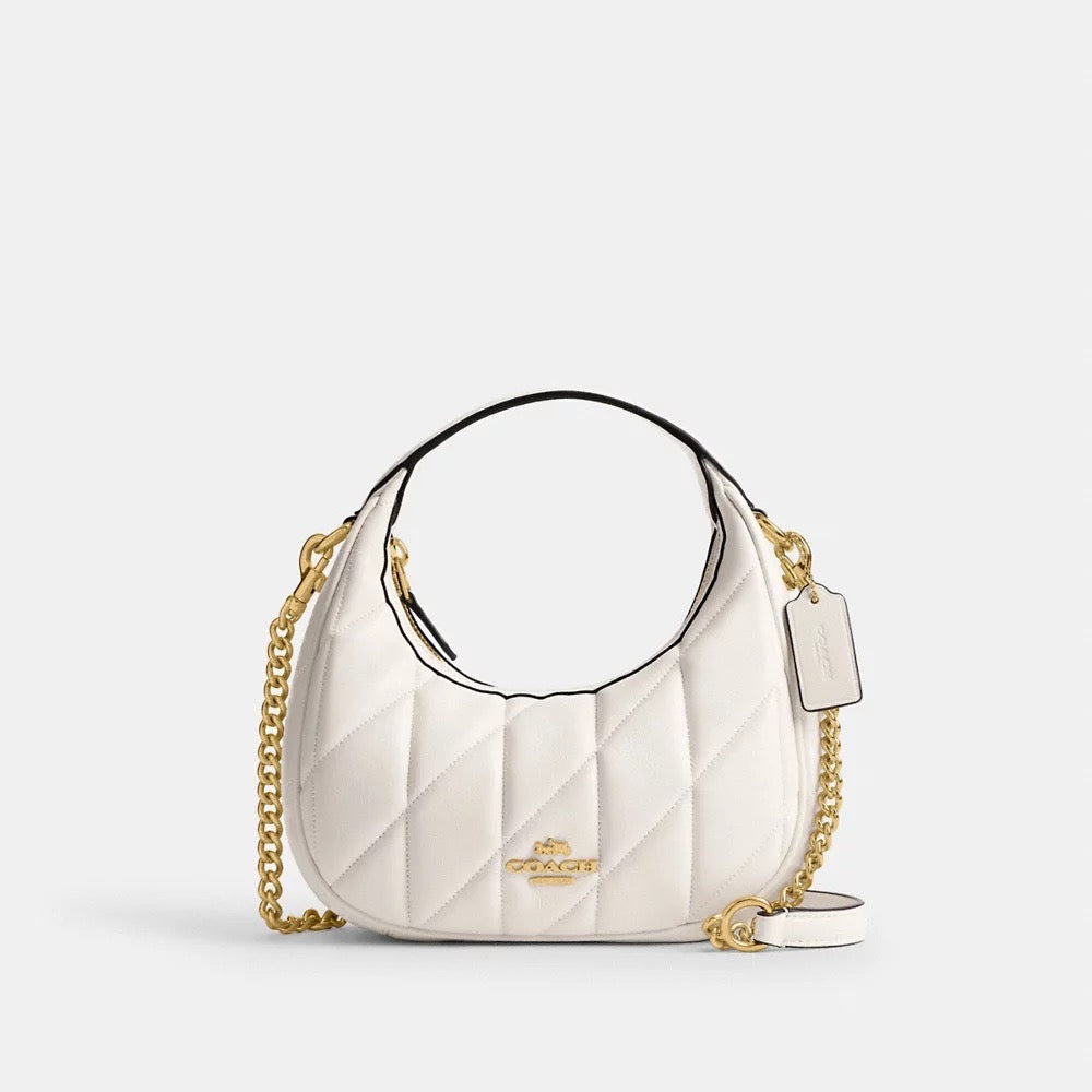 [INCOMING ETA 30 DAYS] COACH Carmen Mini Crossbody Bag With Quilting in Chalk (CY710)