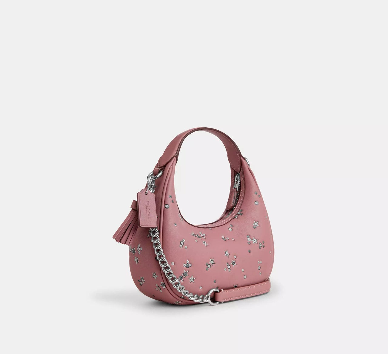 [INCOMING ETA 30 DAYS] COACH Carmen Mini Crossbody Bag With Star Print in Dusty Pink Multi (CCE63)