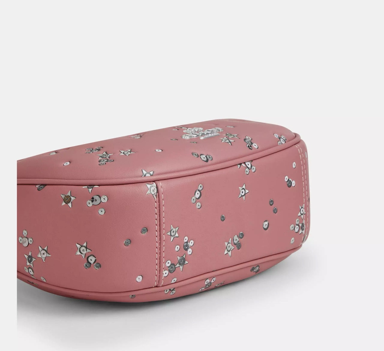 [INCOMING ETA 30 DAYS] COACH Carmen Mini Crossbody Bag With Star Print in Dusty Pink Multi (CCE63)