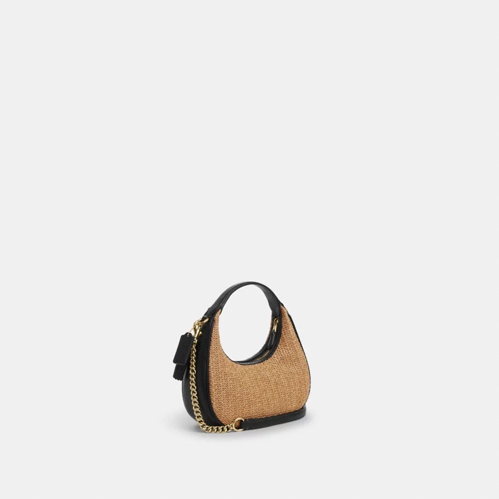 [READY STOCK MY] COACH Carmen Mini Crossbody Bag in Toast/Black (CAL02)