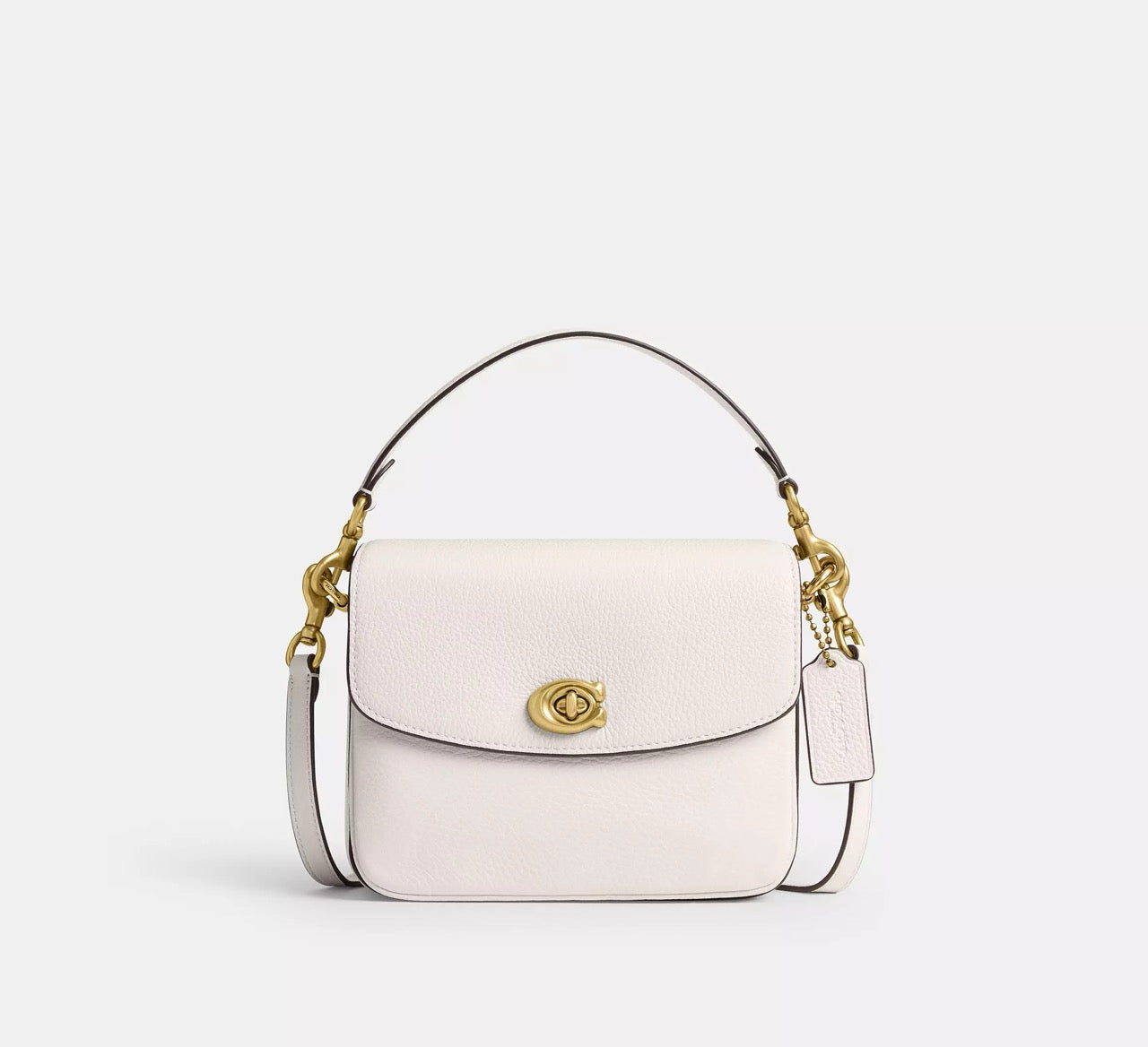 [READY STOCK MY] COACH Cassie Crossbody Bag 19 in Chalk (CV437)