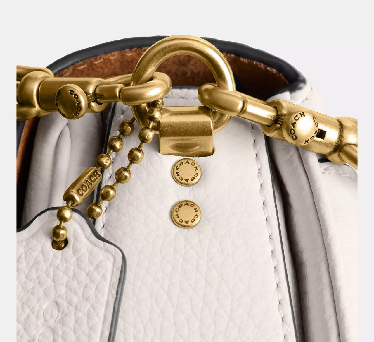 [READY STOCK MY] COACH Cassie Crossbody Bag 19 in Chalk (CV437)