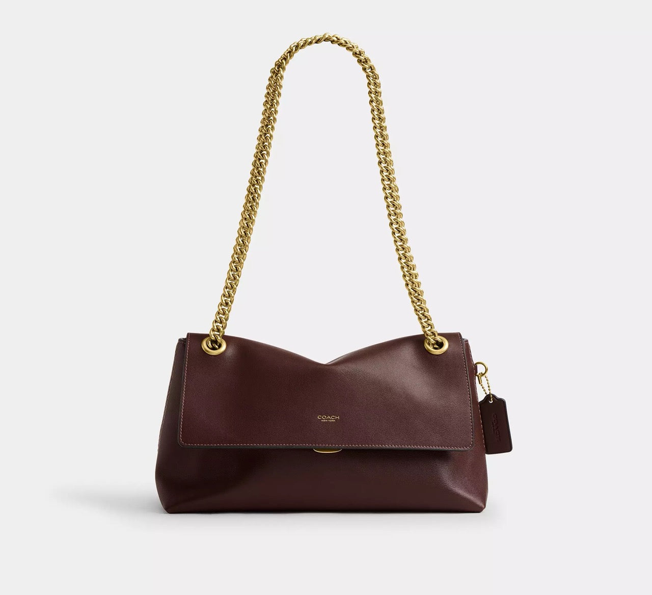 [INCOMING ETA 30 DAYS] COACH Chelsea Shoulder Bag 30 With Chain in Maple (CDS61)