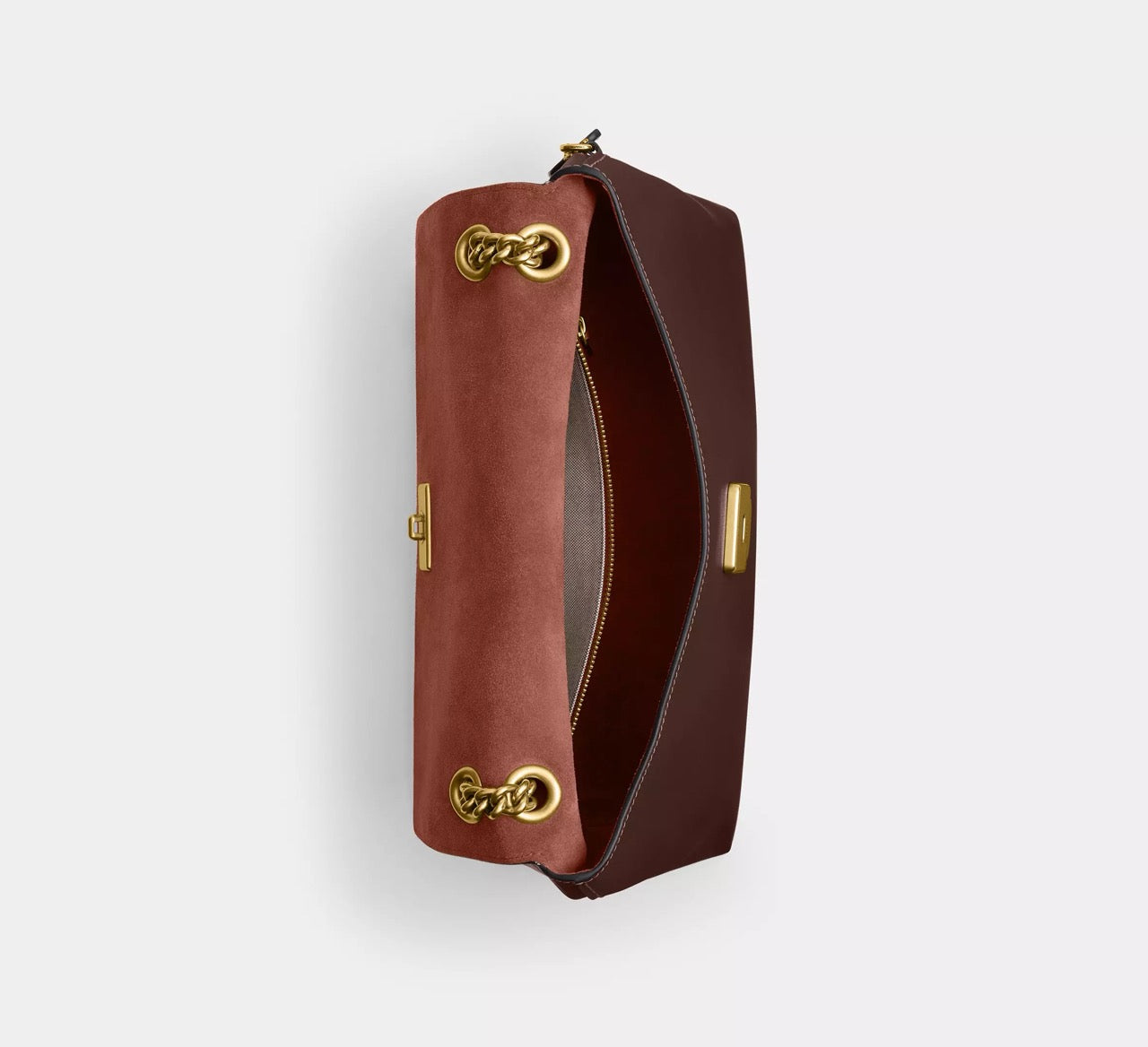 [INCOMING ETA 30 DAYS] COACH Chelsea Shoulder Bag 30 With Chain in Maple (CDS61)
