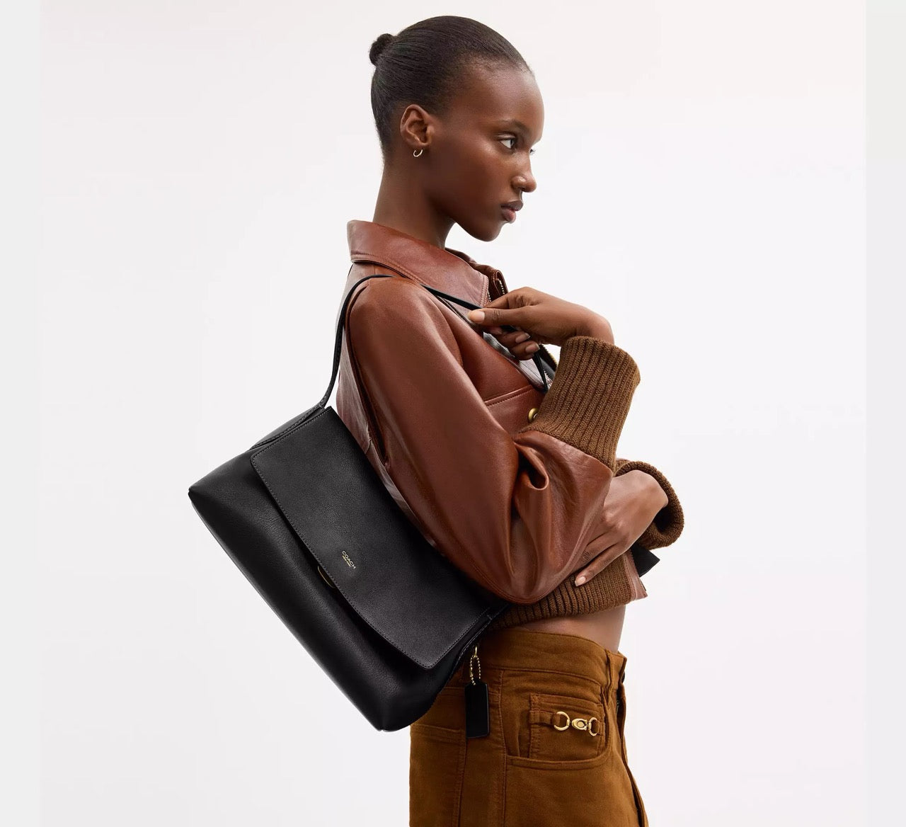 [INCOMING ETA 30 DAYS] COACH Chelsea Shoulder Bag 30 in Black (CDS58)