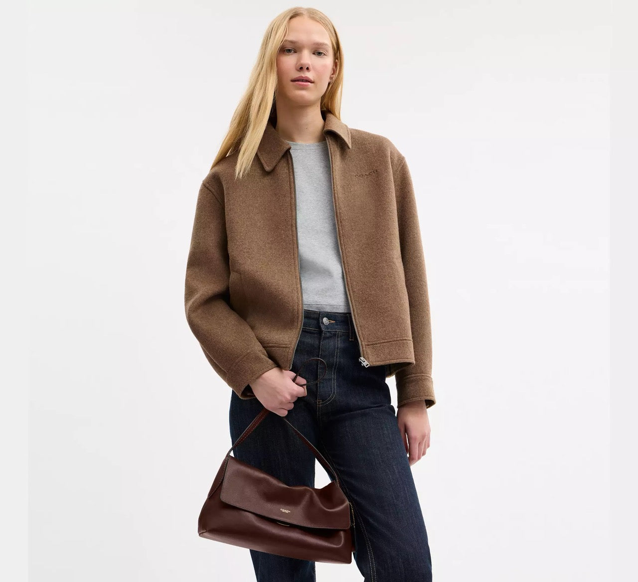 [INCOMING ETA 30 DAYS] COACH Chelsea Shoulder Bag 30 in Brass/Maple (CDS58)