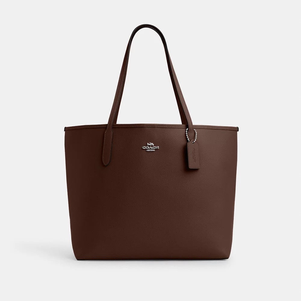 [INCOMING STOCK ETA 30 DAYS] COACH City Tote Bag in Maple (CR111)