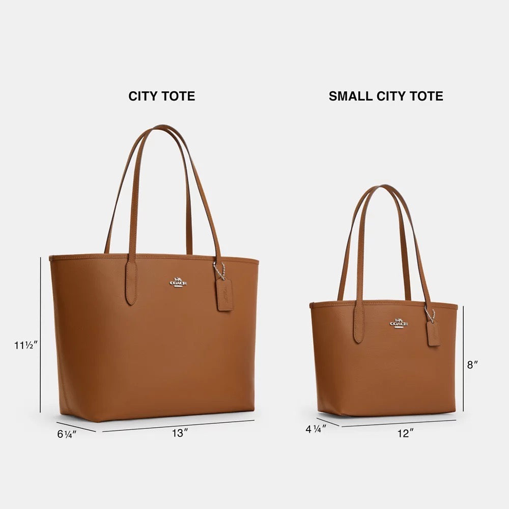 [READY STOCK MY] COACH City Tote Bag in Maple (CR111)